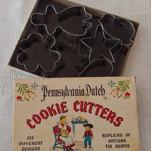 Vintage Metal Cookie Cutter Set